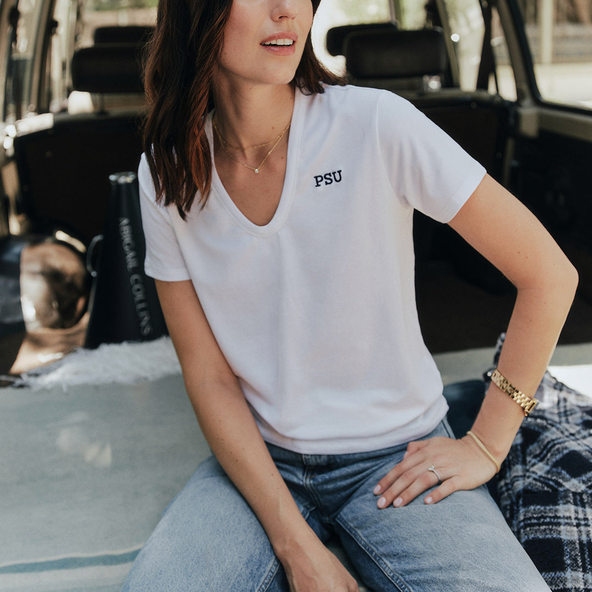 The V Neck Tee