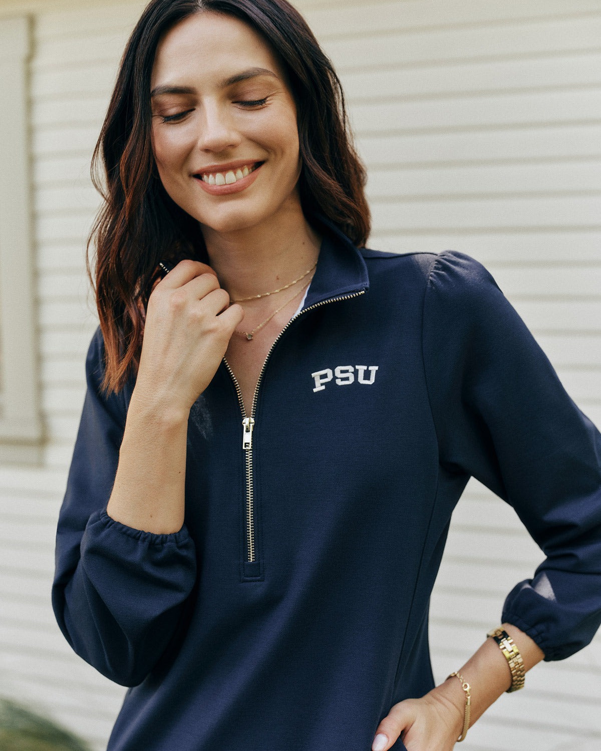 The Q-Zip Dress – Abigail Collins